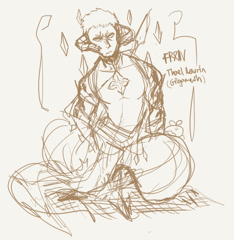 Doodle of Thael By Me